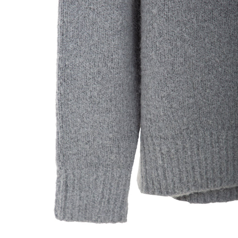 Norse Projects Rasmus Relaxed Brushed Polo Mouse Grey N45-0614 Degli Uberti